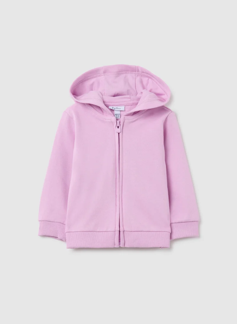 او في اس OVS Baby Girl Pink Pure Cotton Sweatshirt Regular Fit